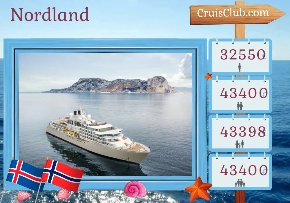 Kreuzfahrt im Norden von Reykjavik nach Tromsø an Bord des Schiffes Silver Endeavour mit Besuchen in Island und Norwegen für 14 Tage