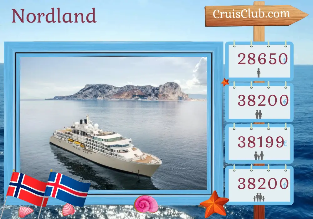 Kreuzfahrt im Norden von Tromsø nach Reykjavik an Bord des Schiffes Silver Endeavour mit Besuchen in Norwegen und Island für 14 Tage