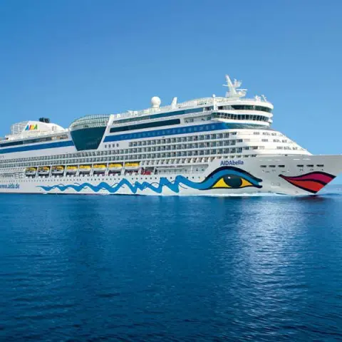Cruzeiro no Transatlântico de La Romana para Kiel a bordo do navio AIDAbella com visitas por 30 dias