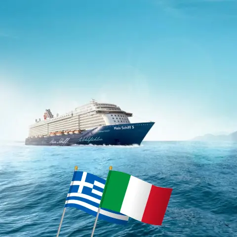 Круиз по Средиземноморью из Ираклиона на борту судна Mein Schiff 5 с посещением Греции, Италии и Турции на 15 дней