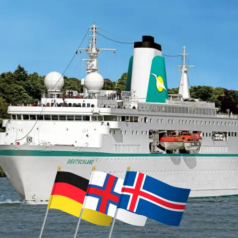 Круиз по Исландии из Куксхафена на судне MS Deutschland с посещением Германии, Фарерских островов и Исландии на 17 дней