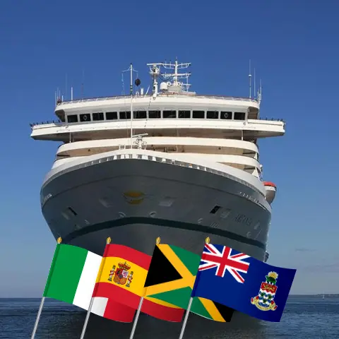 Kreuzfahrt im Transatlantik von Genua nach Christopher an Bord des Schiffes Artania mit Besuchen in Italien, Spanien, Britischen Jungferninseln, Jamaika, Kaimaninseln, Kolumbien, Costa Rica und Panama für 26 Tage