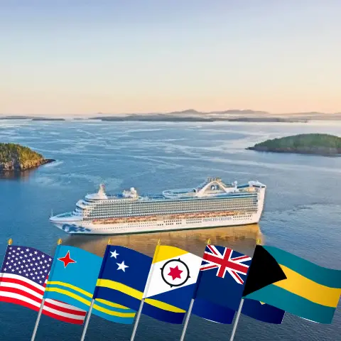 Kreuzfahrt in der Karibik von Port Canaveral / Orlando nach Fort Lauderdale an Bord des Schiffes Caribbean Princess mit Stopps in den USA, Aruba, Curaçao, der Dominikanischen Republik und den Bahamas für 13 Tage