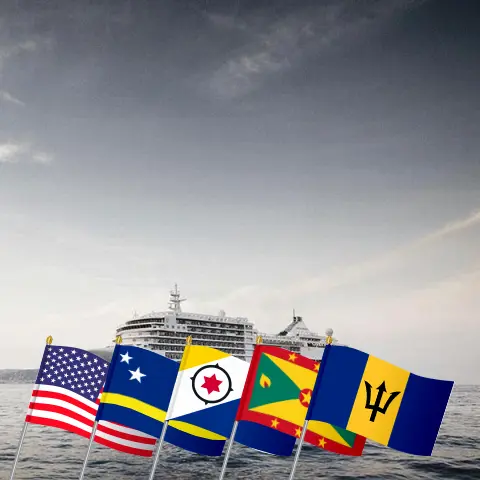 Круиз в Восточном Карибском море из Майами в Бриджтаун на борту судна Silver Spirit с посещением США, Пуэрто-Рико, Сен-Бартелеми, Кюрасао, Гренады, Сент-Винсент и Гренадин, и Барбадоса в течение 13 дней