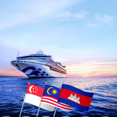 Kreuzfahrt in Asien ab Singapur an Bord des Schiffes Sapphire Princess mit Stopps in Singapur, Malaysia, Thailand, Vietnam und Kambodscha für 15 Tage