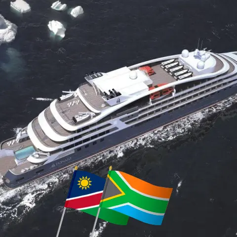 Круиз по Африке от Уолвис-Бея до Дурбана на борту судна Ле Дюмон д`Урвиль с посещением Намибии и Южной Африки на 11 дней