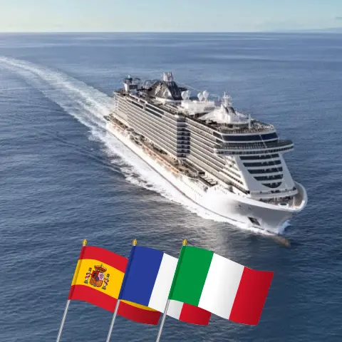 Круиз по Средиземноморью от Барселоны на корабле MSC Seaview с посещением Испании, Франции и Италии на 7 дней