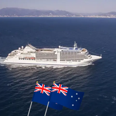 Croisière en Nouvelle-Zélande de Auckland à Hobart à bord du navire Silver Moon avec des visites en Nouvelle-Zélande et en Australie pendant 11 jours