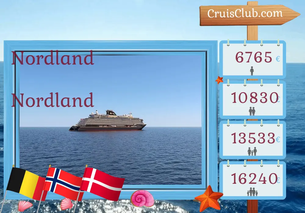 Cruzeiro no Norte de Southampton para Copenhaga a bordo do navio Explora IV com visitas à Bélgica, Noruega e Dinamarca por 9 dias