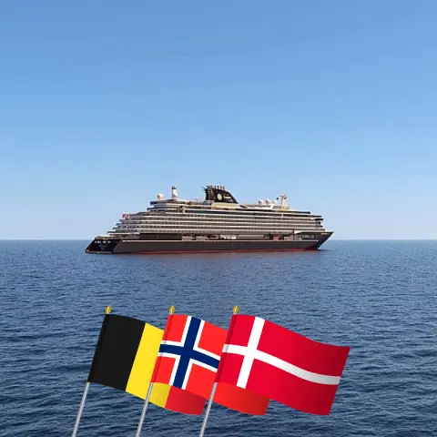 Crucero por el norte desde Southampton hasta Copenhague a bordo del barco Explora IV con visitas a Bélgica, Noruega y Dinamarca durante 9 días