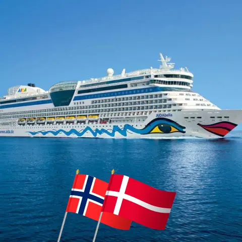 Круиз по Балтийскому морю из Киеля на борту судна AIDAbella с посещениями Норвегии и Дании на 9 дней