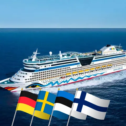 Baltic Sea Cruise on AIDAdiva: Germany, Sweden, Estonia, Finland - 8 days