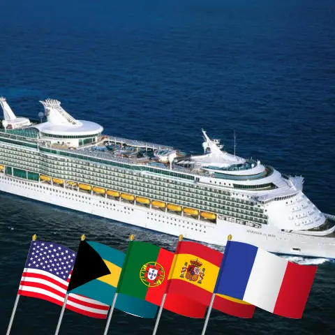 Kreuzfahrt im Transatlantik von New Orleans nach Southampton an Bord des Schiffes Mariner of the Seas mit Stopps in den USA, den Bahamas, Portugal, Spanien und Frankreich für 16 Tage