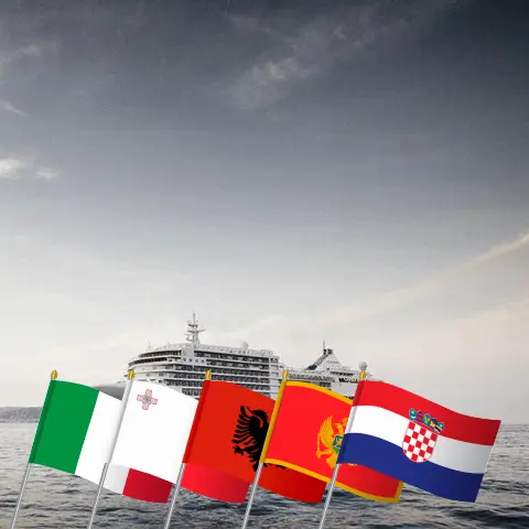 Kreuzfahrt im Mittelmeer von Civitavecchia nach Venedig an Bord des Schiffes Silver Spirit mit Besuchen in Italien, Malta, Albanien, Montenegro und Kroatien für 13 Tage