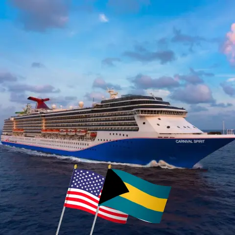 Круиз в Карибское море из Мобила на борту судна Carnival Spirit с посещением США и Багамских островов продолжительностью 7 дней