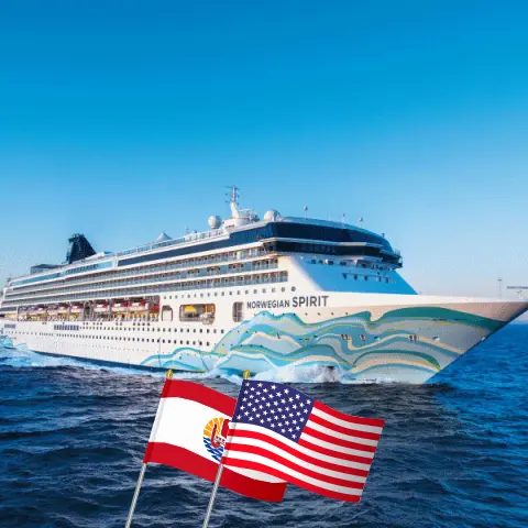 Круиз по Гавайям от Папете до Гонолулу на корабле Norwegian Spirit с посещением Французской Полинезии и США на 13 дней