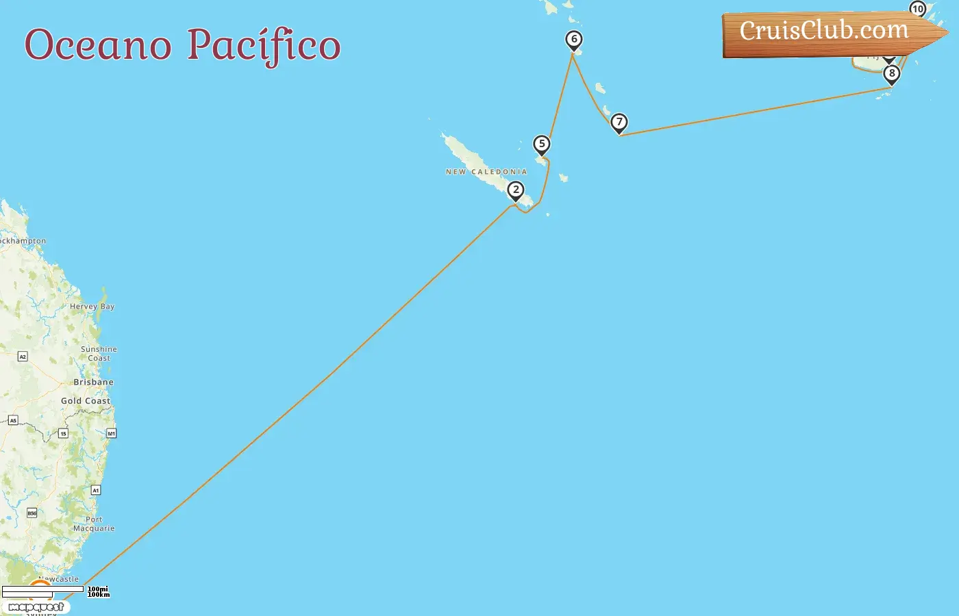 Cruzeiro no Pacífico Sul de Sydney para Lautoka a bordo do navio Norwegian Spirit com visitas à Austrália, Nova Caledônia, Vanuatu e Fiji por 12 dias