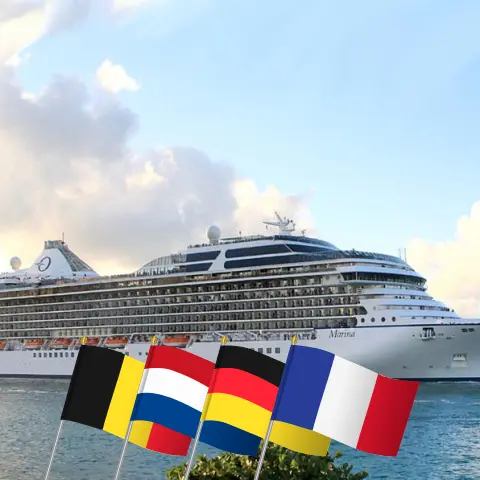 Круиз по Северному морю из Саутгемптона в Ле-Гавр на борту судна Oceania Marina с посещениями Бельгии, Нидерландов, Германии и Франции на 11 дней