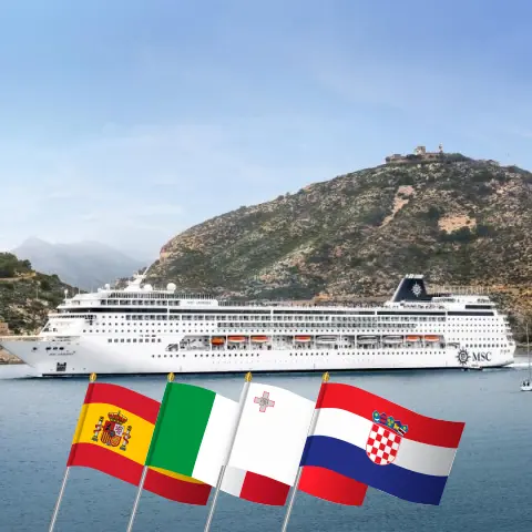 Круиз по Средиземному морю из Барселоны в Маргера на корабле MSC Armonia с посещениями Испании, Италии, Мальты и Хорватии на 8 дней