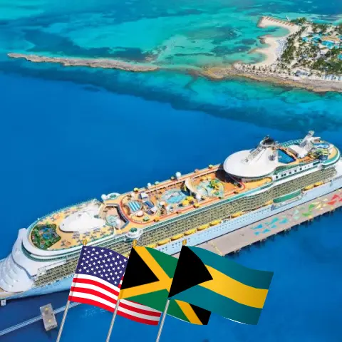 Cruzeiro no Caribe a partir de Miami a bordo do navio Liberdade dos Mares com visitas aos EUA, Jamaica e Bahamas por 6 dias