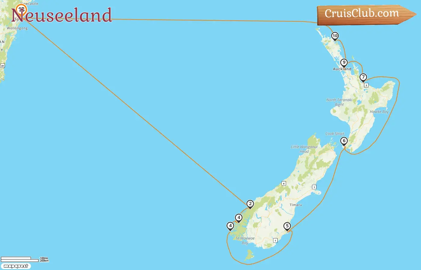 Kreuzfahrt in Neuseeland ab Sydney an Bord des Celebrity Edge-Schiffs mit Besuchen in Australien und Neuseeland für 13 Tage