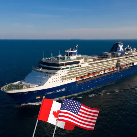 Круиз в Аляску из Ванкувера на борту судна Celebrity Summit с посещением Канады и США на 8 дней
