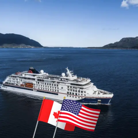 Croisière en Alaska de Vancouver à Anchorage à bord du navire HANSEATIC inspiration avec des visites au Canada et aux États-Unis pendant 15 jours