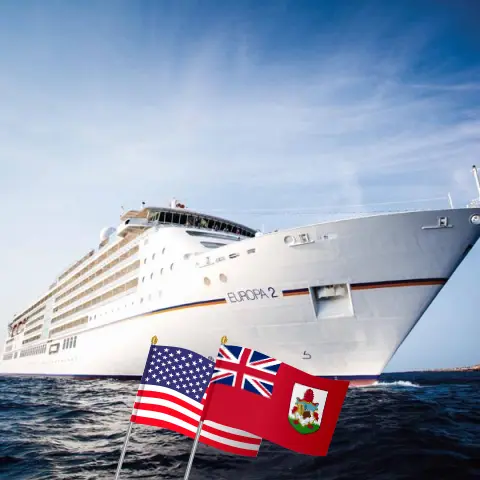 Cruise in the Atlantic from New York aboard MS EUROPA 2 ship with visits to USA and Bermuda for 11 days