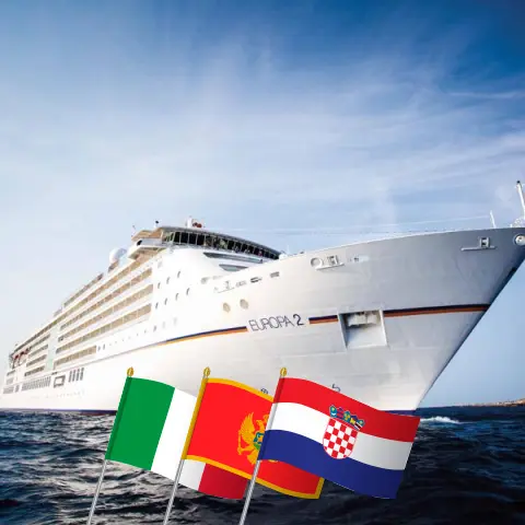 Crucero en el Mediterráneo de Civitavecchia a Dubrovnik a bordo del barco MS EUROPA 2 con visitas a Italia, Montenegro y Croacia durante 10 días