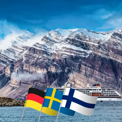 Цруиз в Северные земли из Гамбурга на борту судна HANSEATIC nature с посещением Германии, Швеции и Финляндии на 16 дней
