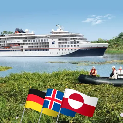 Crucero por Islandia desde Hamburgo a Kangerlussuaq a bordo del barco HANSEATIC spirit con visitas a Alemania, Islandia y Groenlandia durante 20 días