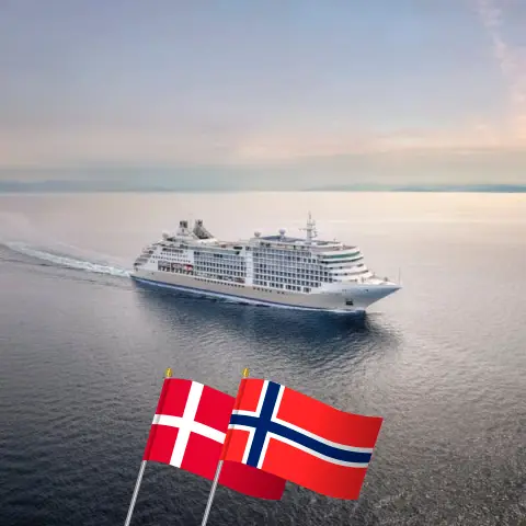 Kreuzfahrt im Norden ab Kopenhagen an Bord des Schiffes Silver Dawn mit Besuchen in Dänemark und Norwegen für 11 Tage