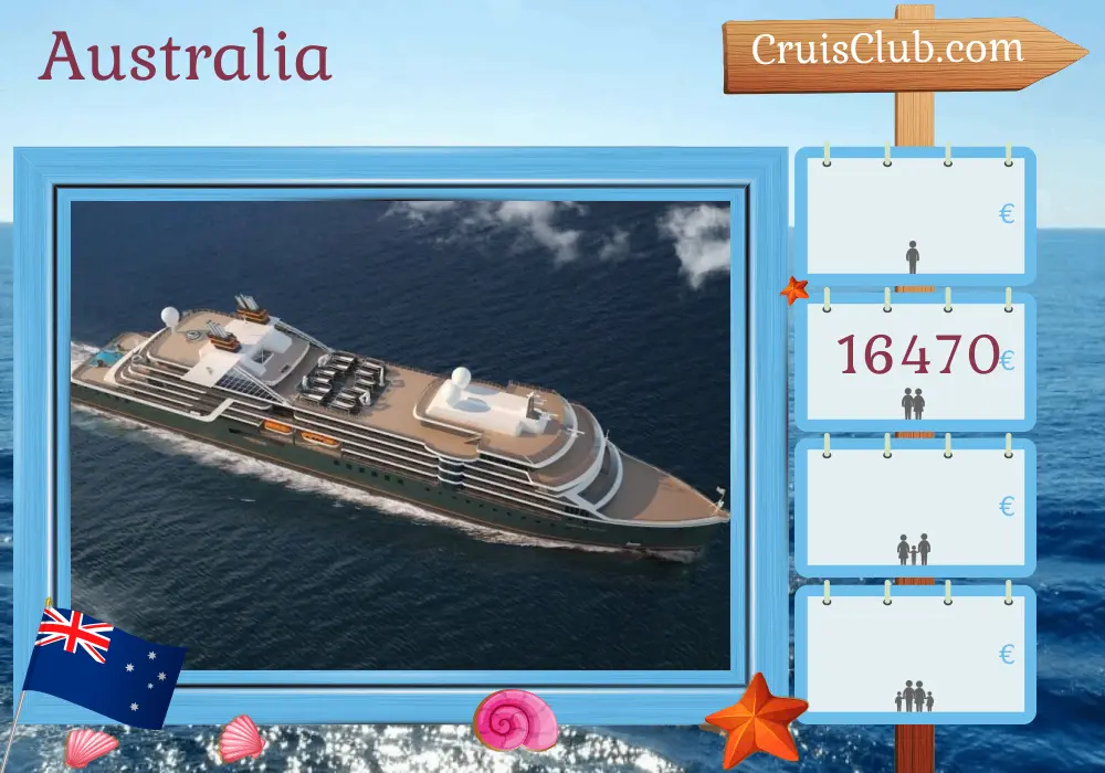 Cruise in the Australia from Darwin to Broome aboard Seabourn Pursuit ship with visits to Australia for 11 days