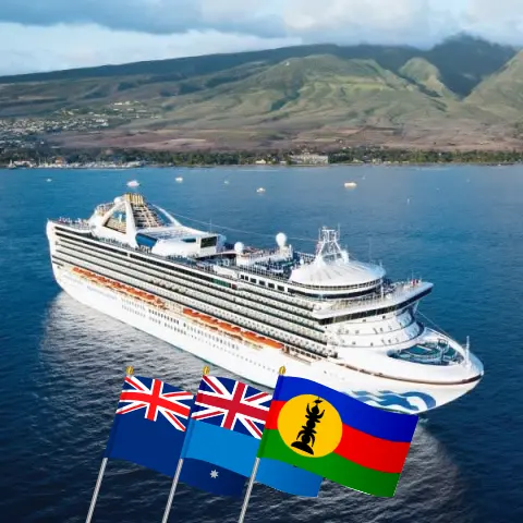 Kreuzfahrt im Südpazifik von Brisbane an Bord des Schiffes Grand Princess mit Stopps in Australien, Fidschi, Vanuatu und Neukaledonien für 15 Tage