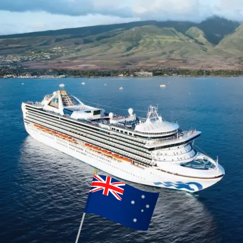 Kreuzfahrt in Australien ab Brisbane an Bord des Schiffs Grand Princess mit Besuchen in Australien für 8 Tage