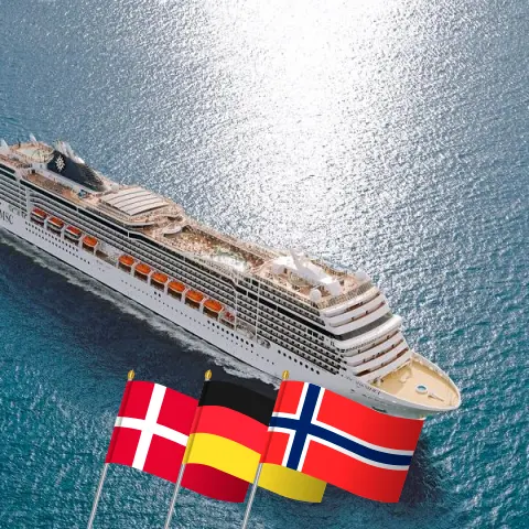 Cruise in the Northland from Copenhagen aboard MSC Magnifica ship with visits to Denmark, Germany, and Norway for 8 days