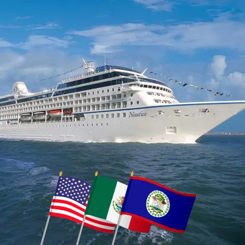 Kreuzfahrt in der westlichen Karibik ab Miami an Bord des Schiffes Oceania Nautica mit Besuchen in den USA, Mexiko, Honduras und Belize für 8 Tage