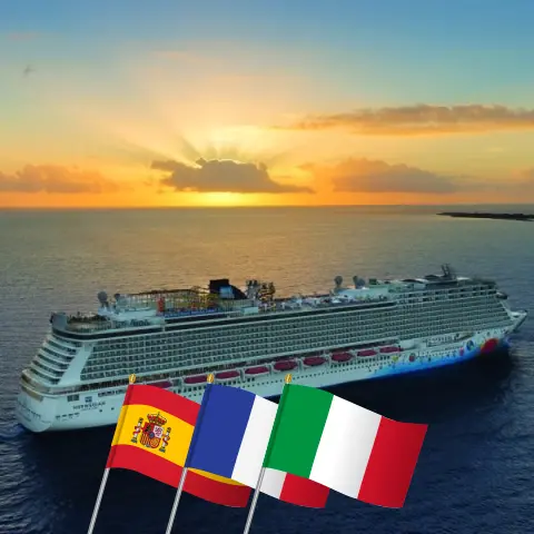 Круиз в Средиземноморье из Барселоны на борту корабля Norwegian Breakaway с посещением Испании, Франции и Италии на 10 дней