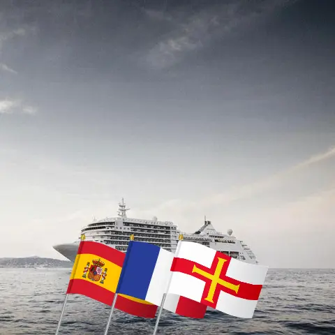 Croisière en Europe de l`Ouest de Lisbonne à Southampton à bord du navire Silver Spirit avec des arrêts en Espagne, au Maroc, en France et à Guernesey pendant 23 jours