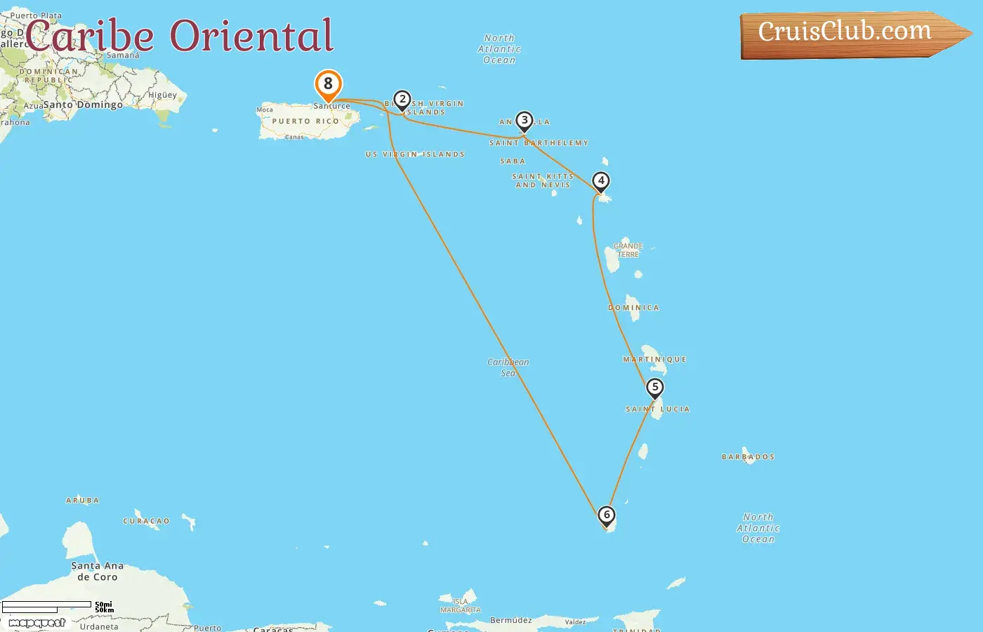 Crucero por el Caribe Oriental desde Saint John a bordo del barco Celebrity Constellation con visitas a Puerto Rico y Granada durante 8 días