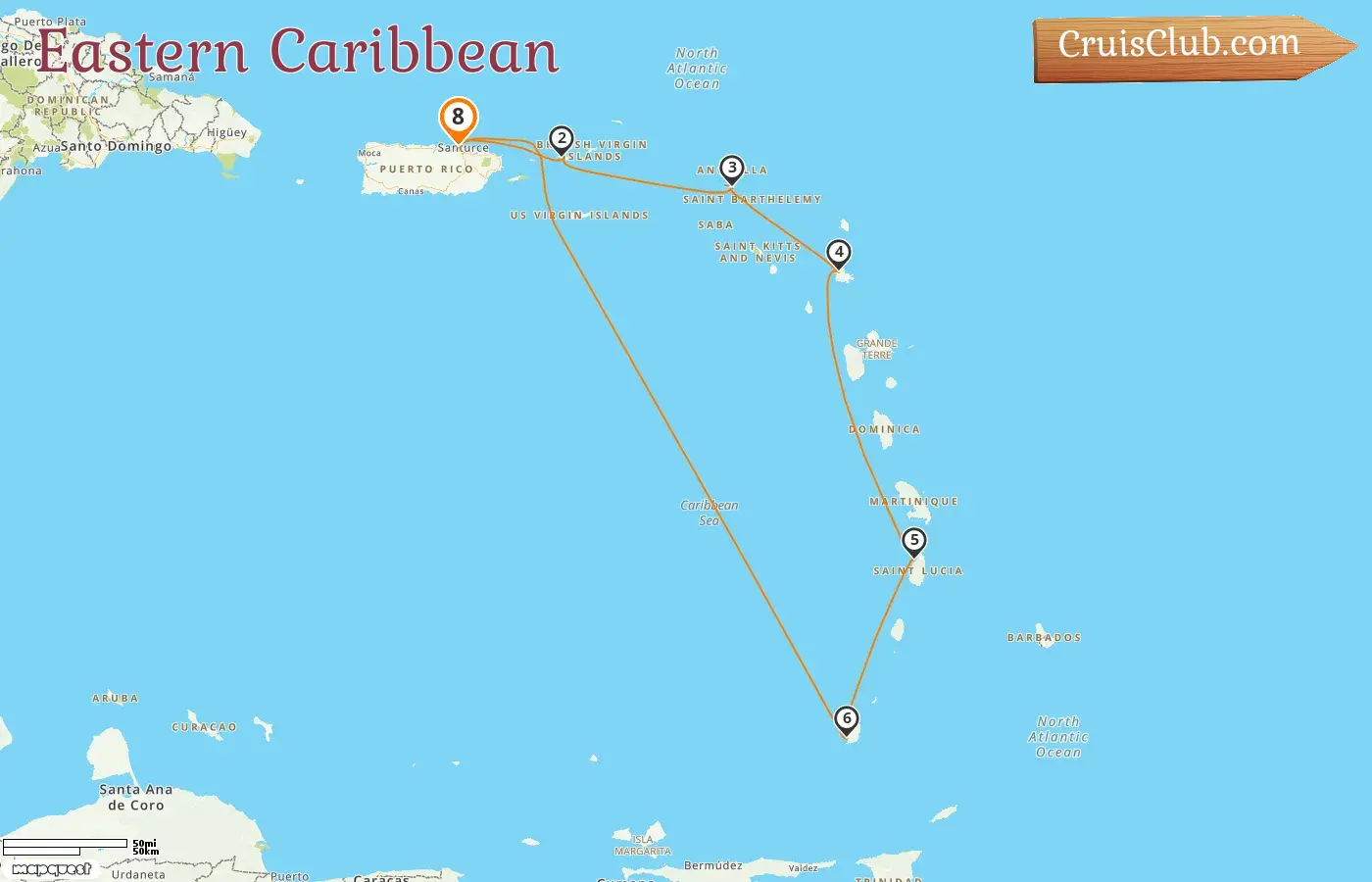 Cruise in the Eastern Caribbean from Saint John aboard Celebrity Constellation ship with visits to Puerto Rico and Grenada for 8 days