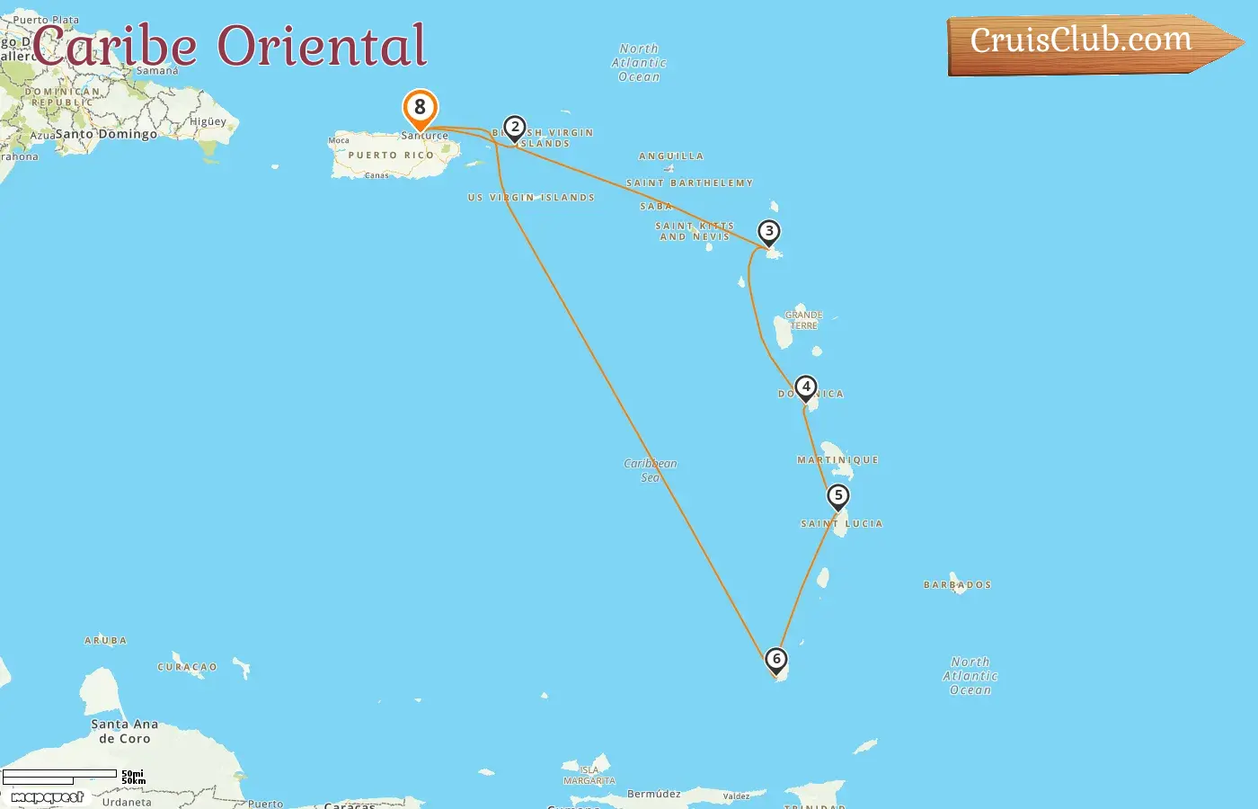 Crucero por el Caribe Oriental desde Saint John a bordo del barco Celebrity Constellation con visitas a Puerto Rico y Granada durante 8 días