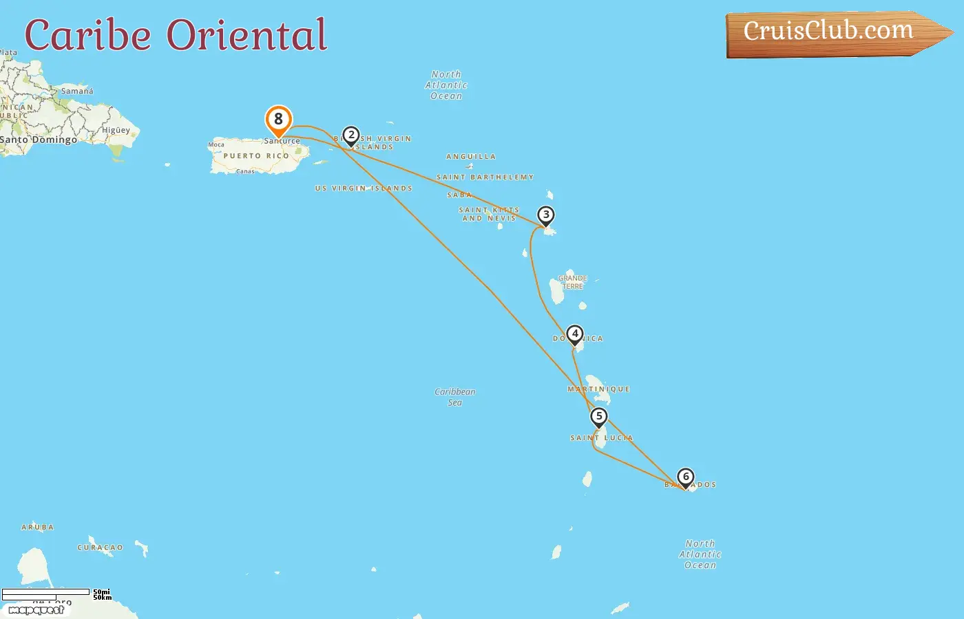 Cruzeiro no Caribe Oriental de São João a bordo do navio Celebrity Constellation com visitas a Porto Rico e Barbados por 8 dias