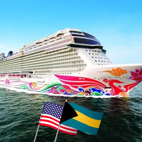 Crucero por el Caribe Oriental desde Port Canaveral / Orlando a bordo del barco Norwegian Joy con visitas a EE. UU., República Dominicana, Puerto Rico y Bahamas por 8 días