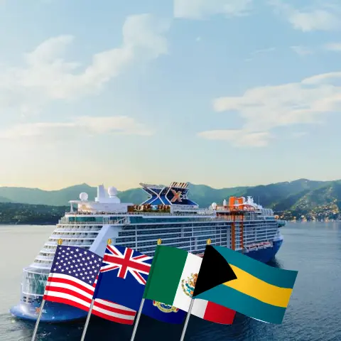 Kreuzfahrt in der westlichen Karibik ab Miami an Bord des Celebrity Xcel-Schiffs mit Stopps in den USA, den Cayman-Inseln, Mexiko und den Bahamas für 8 Tage