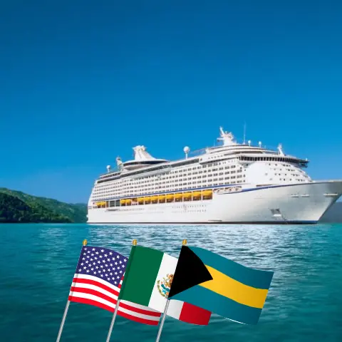 Круиз в Карибы из Форт Лодердейла на корабле Adventure of the Seas с посещениями США, Мексики и Багамских островов на 7 дней