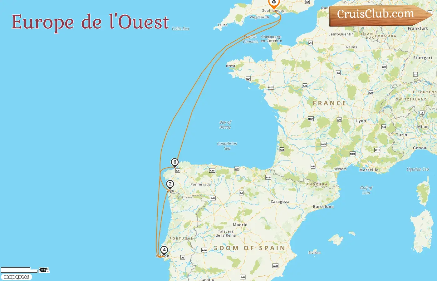 Croisière en Europe occidentale au départ de Southampton à bord du navire Liberty of the Seas avec des visites en Espagne pendant 8 jours