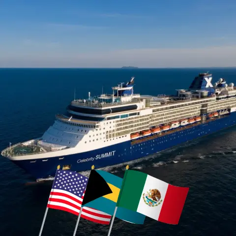 Круиз по Карибскому морю из Тампы на корабле Celebrity Summit с посещением США, Багамских островов и Мексики на 8 дней