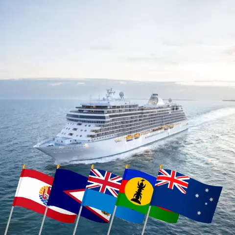 Круиз в Южной Тихоокеанской зоне от Папеэте до Сиднея на борту судна Seven Seas Splendor с посещением Французской Полинезии, Самоа, Фиджи, Вануату, Новой Каледонии и Австралии на 21 день