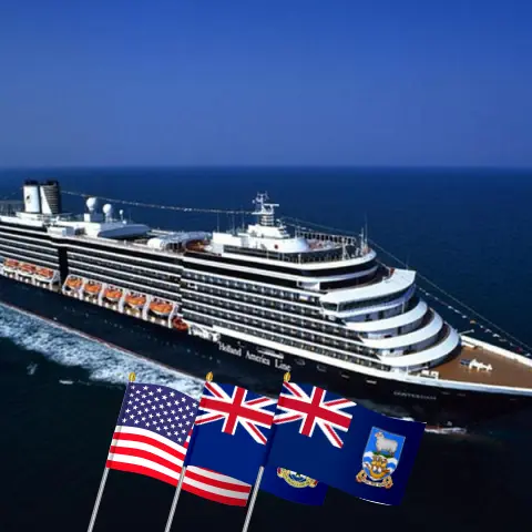 Cruzeiro no Canal do Panamá de Fort Lauderdale a Buenos Aires a bordo do navio Oosterdam com visitas aos EUA, Ilhas Cayman, Panamá, Equador, Peru, Chile, Argentina, Ilhas Malvinas e Uruguai por 32 dias